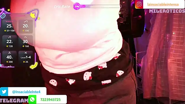 LaInsaciableIntensa online show from 03.28.26