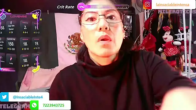 LaInsaciableIntensa online show from 05.15.26