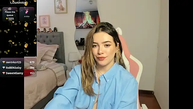 Snapshot of samysweet_8 chatting on 01.10.25 samysweet 8 online show from 01.10.25