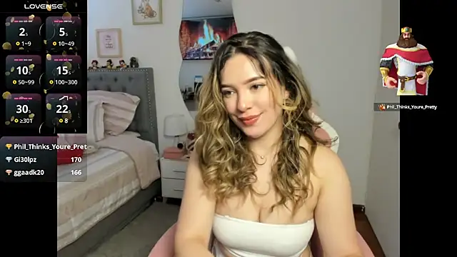 Snapshot of samysweet_8 chatting on 01.23.25 samysweet 8 online show from 01.23.25