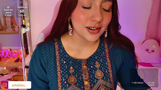 ashalisha online show from 09.13.25