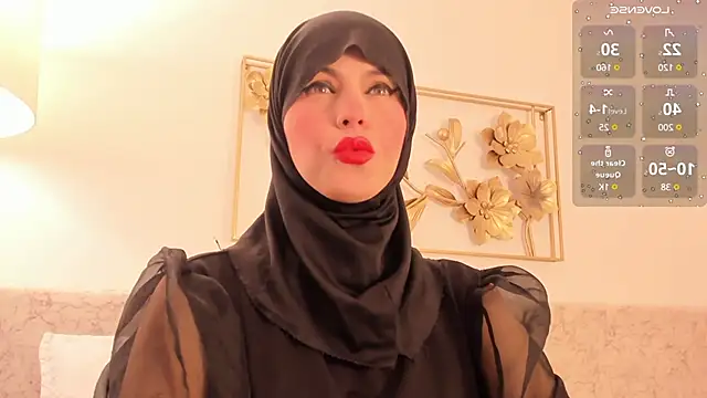 Snapshot of hanajameela chatting on 01.08.25 hanajameela online show from 01.08.25