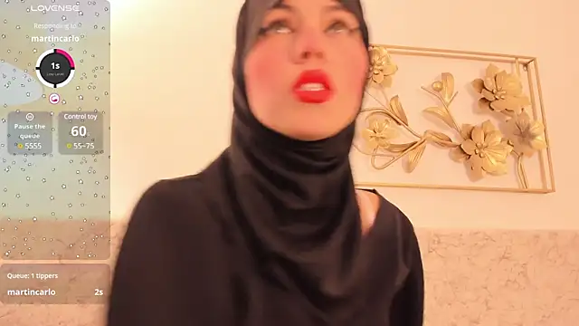 Snapshot of hanajameela chatting on 03.06.25 hanajameela online show from 03.06.25