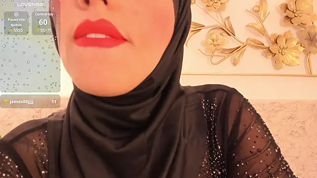 Snapshot of hanajameela chatting on 03.07.25 hanajameela online show from 03.07.25