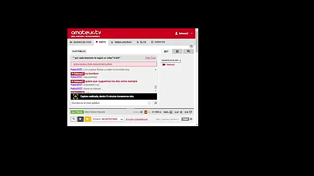 Snapshot of selenax2023 chatting on 03.12.25 selenax2023 online show from 03.12.25