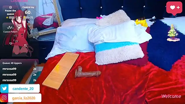 Snapshot of candela_lan chatting on 12.14.24 candela lan online show from 12.14.24