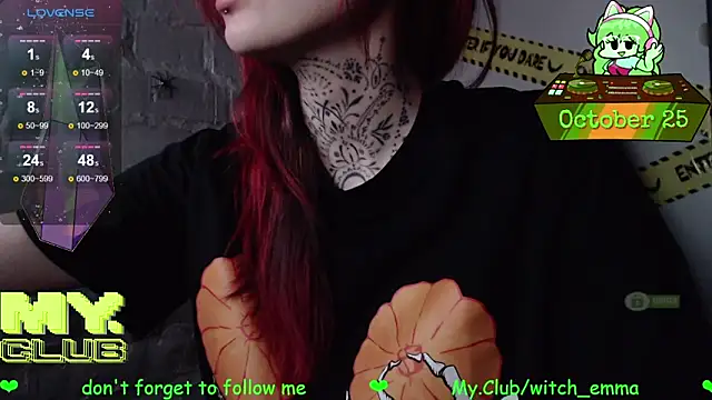 Witch Emma online show from 10.25.25