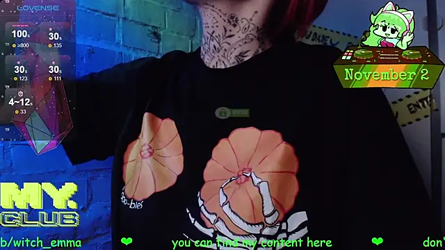 Witch Emma online show from 11.02.25