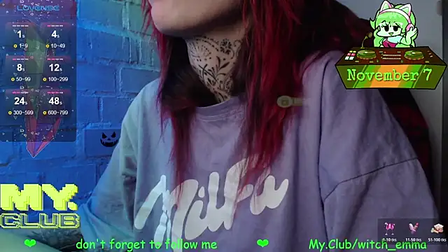 Witch Emma online show from 11.07.25