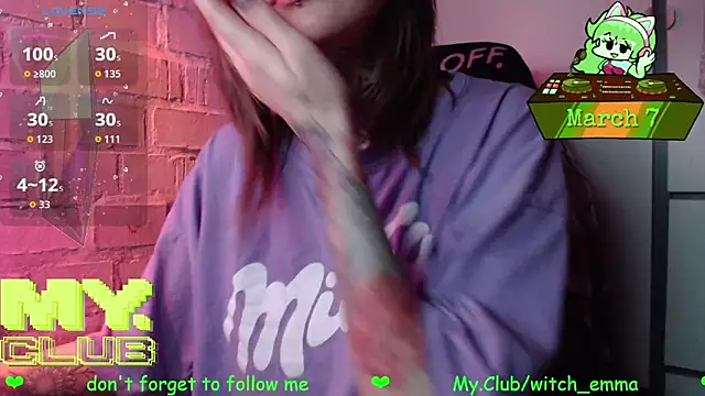 Witch Emma online show from 03.07.26