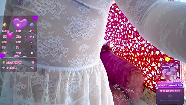 Snapshot of lilac_night33 chatting on 02.14.25 lilac night33 online show from 02.14.25