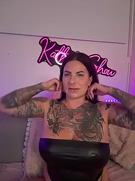 Snapshot of InKed-Kathy chatting on 06.18.26 InKed-Kathy online show from 06.18.26