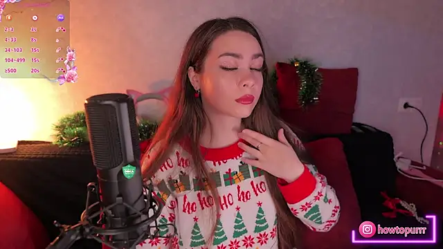 Snapshot of How2Meow chatting on 12.29.24 How2Meow online show from 12.29.24