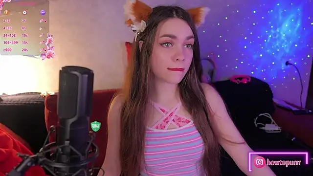 Snapshot of How2Meow chatting on 02.18.25 How2Meow online show from 02.18.25