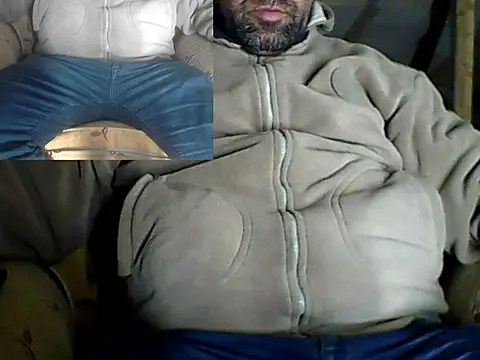 masculine bear daddy online show from 12.24.24