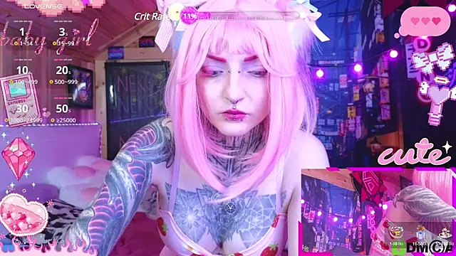 Snapshot of NekoCyber chatting on 12.15.24 NekoCyber online show from 12.15.24