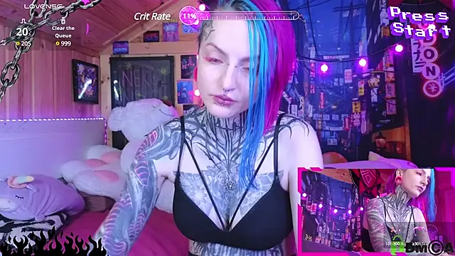 Snapshot of NekoCyber chatting on 03.17.25 NekoCyber online show from 03.17.25