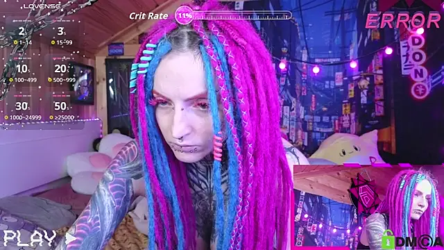 Snapshot of NekoCyber chatting on 09.20.25 NekoCyber online show from 09.20.25