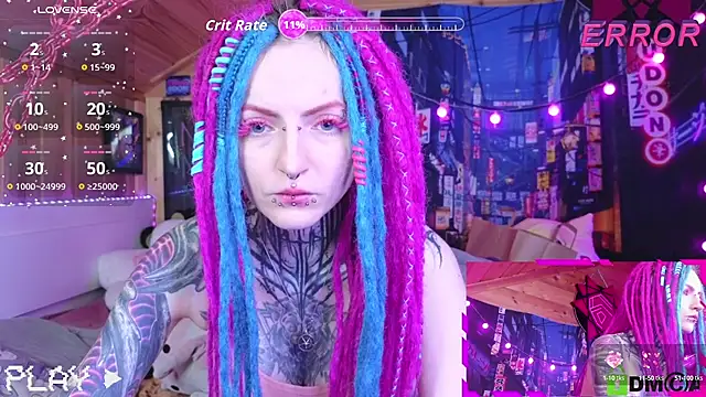 Snapshot of NekoCyber chatting on 09.24.25 NekoCyber online show from 09.24.25