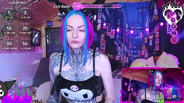 Snapshot of NekoCyber chatting on 10.25.25 NekoCyber online show from 10.25.25