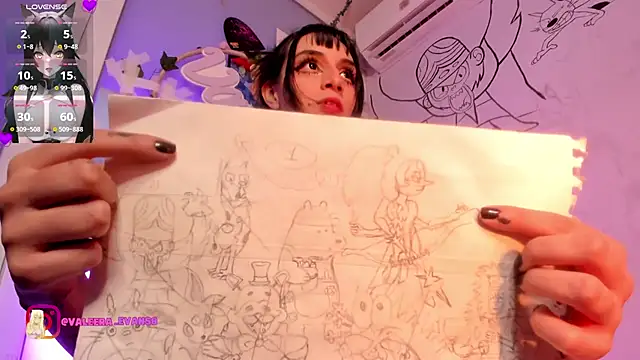 Valeera Evans8 online show from 02.14.25