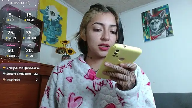 Snapshot of ZoeBakers_ chatting on 02.25.25 ZoeBakers online show from 02.25.25