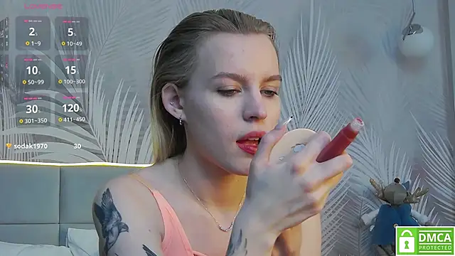 Snapshot of AmaliaBell chatting on 01.02.25 AmaliaBell online show from 01.02.25